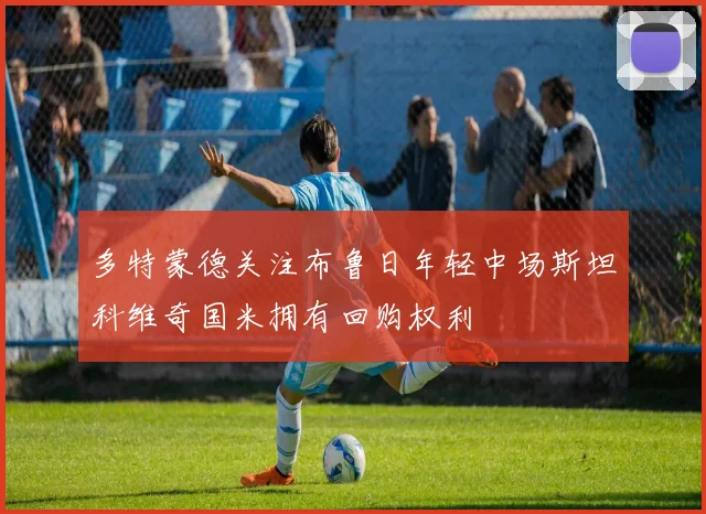 多特蒙德关注布鲁日年轻中场斯坦科维奇国米拥有回购权利